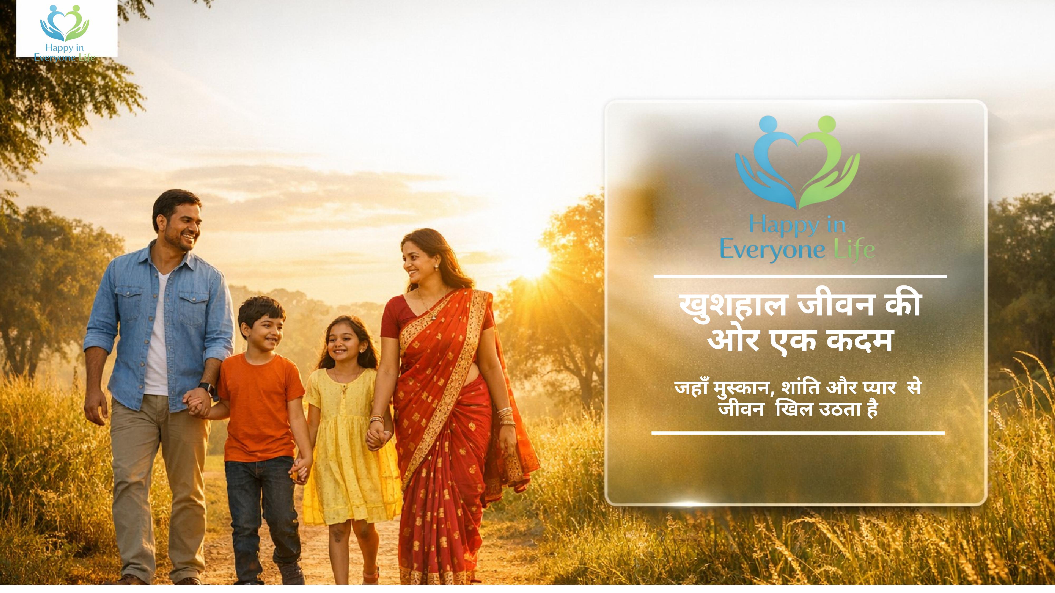 खुशहाल जीवन की ओर एक कदम — Happy in Everyone Life